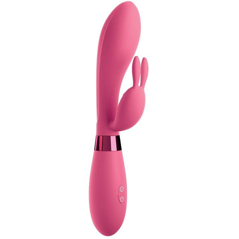 OMG - SELFIE SILICONA VIBRADOR CONEJITO ROSA