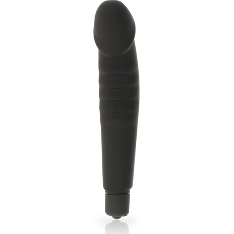 DOLCE VITA - REALISTIC PLEASURE VIBRADOR SILICONA NEGRO