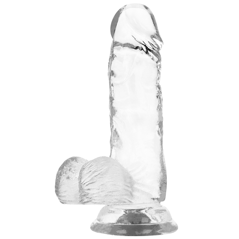X RAY - CLEAR TRANSPARENT REALISTIC DILDO 15.5 CM -O- 3.5 CM