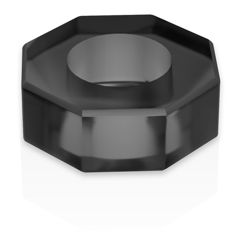 POWERING - SUPER FLEXIBLE Y RESISTENTE ANILLO PENE 5CM PR10 NEGRO
