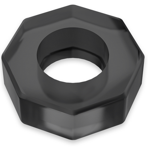 POWERING - SUPER FLEXIBLE Y RESISTENTE ANILLO PENE 5CM PR10 NEGRO