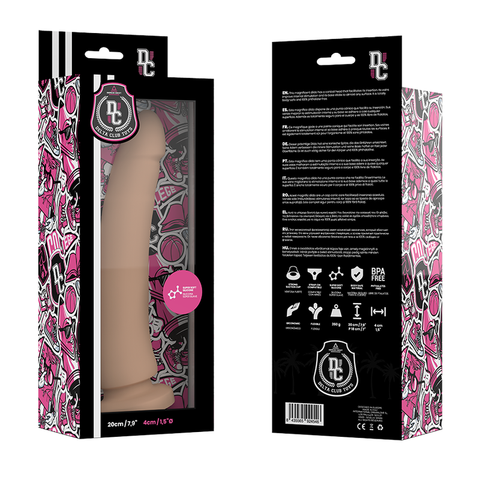 DELTA CLUB - TOYS DILDO NATURAL MEDICAL SILICONE 20 CM -O- 4 CM