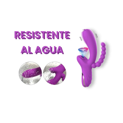 AFRODITA VIBRADOR SUCICONADOR TRIPLE