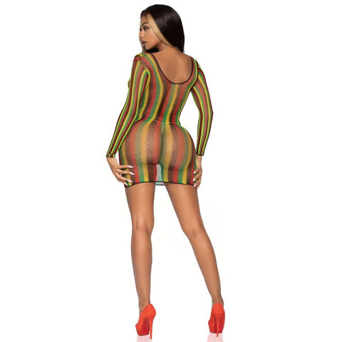 LEG AVENUE - ONE SIZE DREADNET MINI DRESS