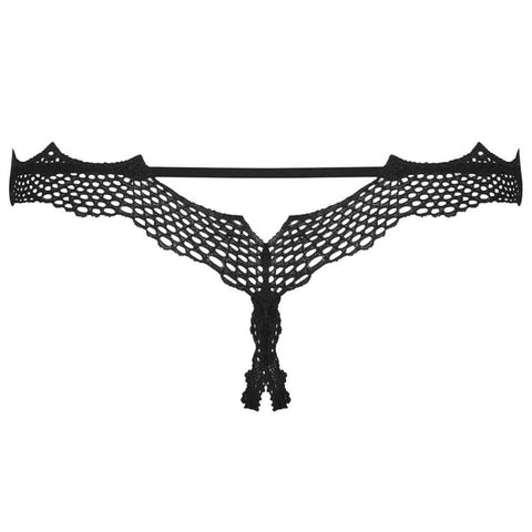 OBSESSIVE - BRAVELLE TANGA CROTCHLESS L/XL