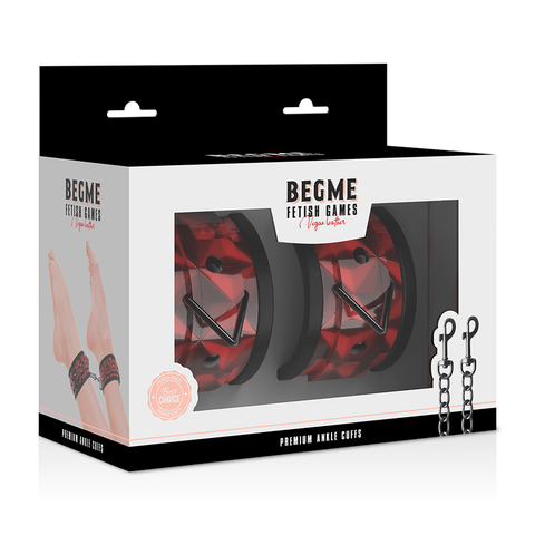 BEGME - RED EDITION ANKLE CUFFS WITH NEOPRENE LINING