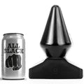 ALL BLACK - ANAL PLUG 18,5 CM DILDO CONSOLADOR CON FORMA DE CONO COLOR NEGRO