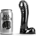 ALL BLACK - DILDO Consolador NEGRO 15 CM