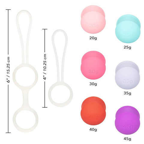 CALEXOTICS - SHE-OLOGY SET OF INTERCHANGEABLE KEGEL BALLS