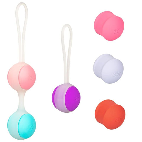 CALEXOTICS - SHE-OLOGY SET BOLAS KEGEL INTERCAMBIABLES

