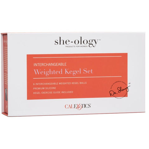 CALEXOTICS - SHE-OLOGY SET OF INTERCHANGEABLE KEGEL BALLS