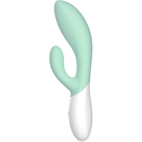 LELO - INA 3 GREEN LUXURY RABBIT VIBRATOR AQUA GREEN
