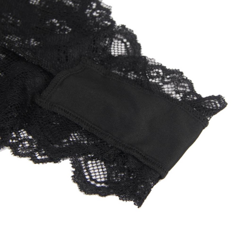 QUEEN LINGERIE - L/XL LOW-PRINT LACE TEDDY