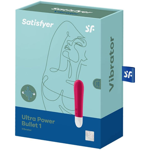 SATISFYER - Ultra Power Bullet 1 bala vibradora roja