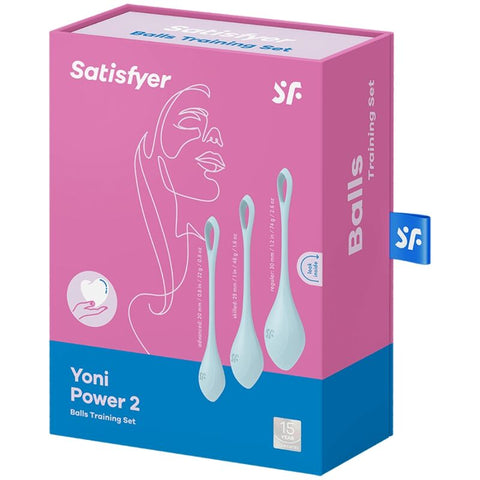 SATISFYER - YONI POWER 2 BLUE TRAINING KIT