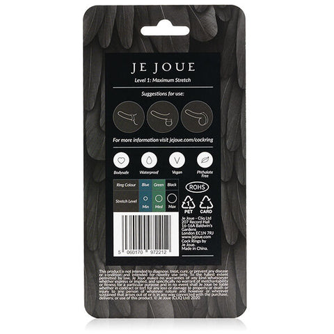JE JOUE - Silicone Penis Ring for Maximum Tightness - Black