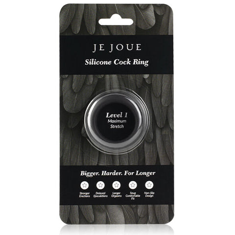JE JOUE - Silicone Penis Ring for Maximum Tightness - Black