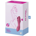 SATISFYER - CURVY TRINITY 3 ESTIMULADOR Y VIBRADOR PARA EL SEXO ANAL ROJO