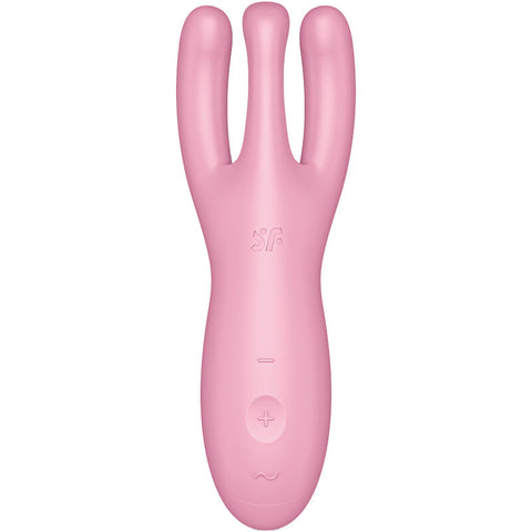 SATISFYER - THREESOME 4 VIBRADOR APP ROSA