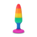 PRIDE - PLUG ANAL DILDO CONSOLADOR TWINK BANDERA LGBT 8,5 CM