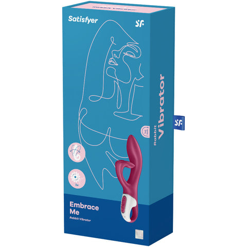 SATISFYER - EMBRACE ME G-SPOT VIBRATOR RED