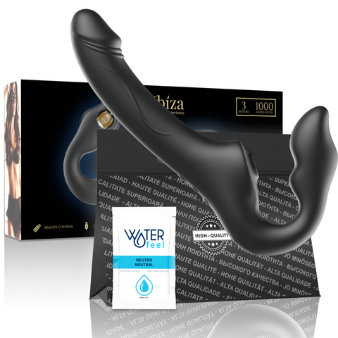 IBIZA - VIBRADOR STRAPLESS CONTROL REMOTO 3 MOTORES 1000 COMBINACIONES.