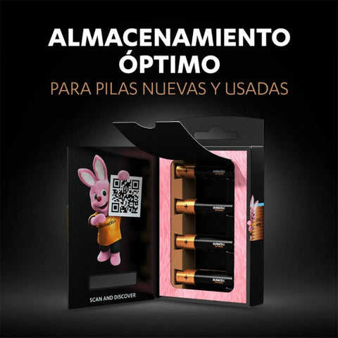DURACELL - OPTIMUM 200 AAA ALKALINE BATTERY LR03 BLISTER*4