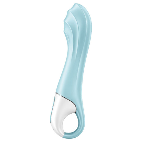 SATISFYER - AIR PUMP VIBRATOR 5+ VIBRADOR PUNTO G INFLABLE APP AZUL