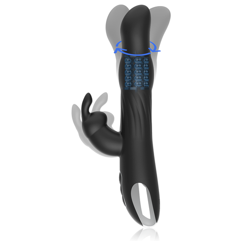 BRILLY GLAM - MOEBIUS RABBIT VIBRATOR & ROTATOR COMPATIBLE CON WATCHME WIRELESS TECHNOLOGY