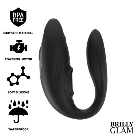 BRILLY GLAM- COUPLE PULSING &amp; VIBRATING REMOTE CONTROL