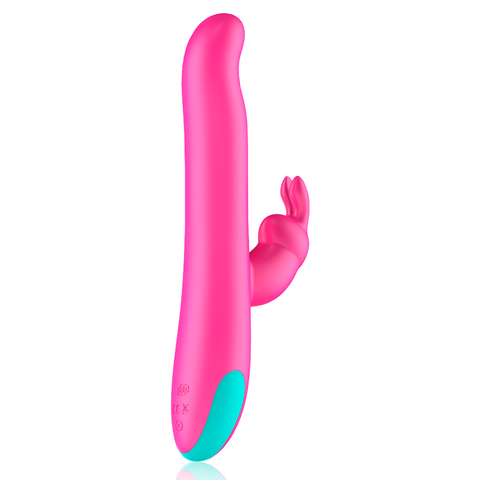 Pluto Rabbit Vibrador y rotador compatible con watch me - Divino Secreto