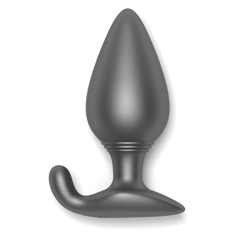 Plug Anal Vibrador Negro con APP Gratuita - Divino Secreto