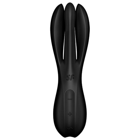 SATISFYER - THREESOME 2 BLACK VIBRATOR