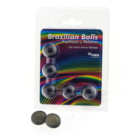 TALOKA - BRAZILIAN BALLS GEL EXCITANTE EFECTO CLIMAX 5 BOLAS