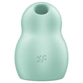 SATISFYER - PRO TO GO 1 ESTIMULADOR DE CLÍTORIS SUCCIONADOR Y VIBRADOR DOBLE COLOR VERDE