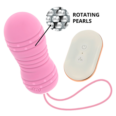OHMAMA - REMOTE CONTROL EGG 7 ROTATING MODES PINK