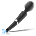 BLACK&SILVER - Beck Wand succionador y micrófono vibrador 2 en 1 juguete sexual para parejas