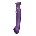 ZALO - QUEEN SET PULSE WAVE CLIT STIM ESTIMULADOR CON SUCCIÓN DE CLÍTORIS COLOR MORADO