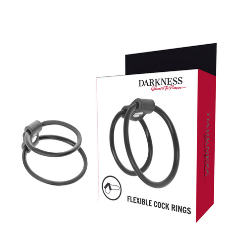 DARKNESS - DUO PENIS RINGS ENHANCING.