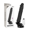 BASECOCK - VIBRADOR CON VENTOSA REALISTICO CONTROL REMOTO NATURAL 21 CM -O- 4 CM