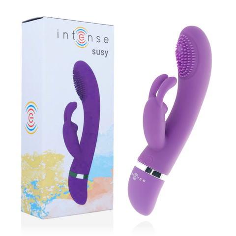 INTENSE - SUSY VIBRATING SILICONE RABBIT LILAC