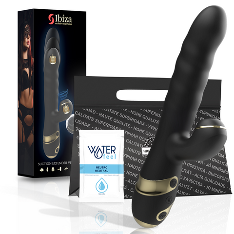 IBIZA - VIBRADOR SUCCIONADOR CLITORIS doble cabezal estimulador