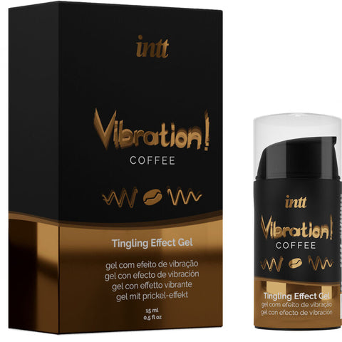 INTT - Potente estimulante íntimo gel vibrador líquido café 15ML