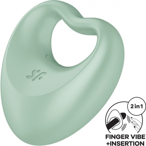 SATISFYER - ANILLO PENE PERFECT PAIR 3 VERDE JUGUETE ERÓTICO PARA HOMBRE