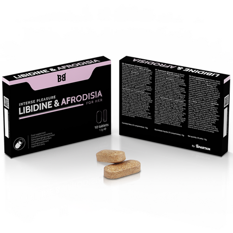 BLACK BULL - LIBIDINE & AFRODISIA PLACER INTENSO PARA MUJER 10 CÁPSULAS