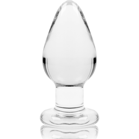 NEBULA SERIES BY IBIZA - MODELO 3 PLUG CRISTAL BOROSILICATO TRANSPARENTE 11 CM -O- 5 CM