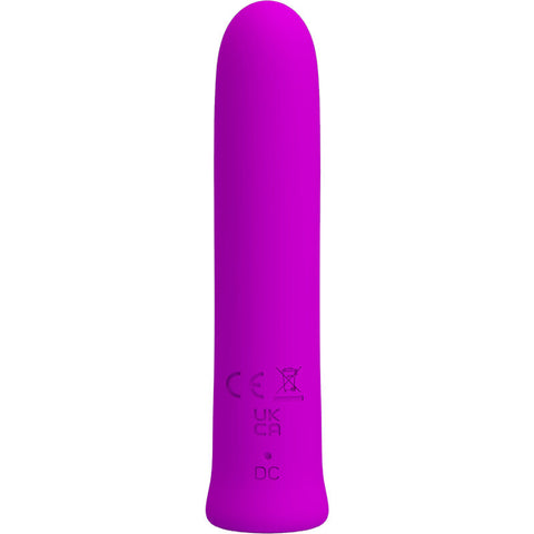 PRETTY LOVE - CURTIS MINI SUPER POWER VIBRATOR 12 VIBRATIONS VIOLET SILICONE