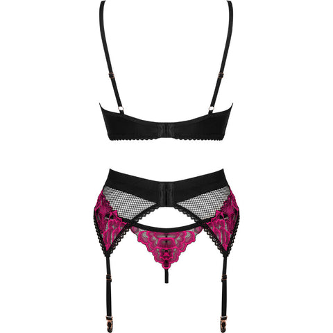 OBSESSIVE - ROSENTY THREE-PIECE SET XS/S