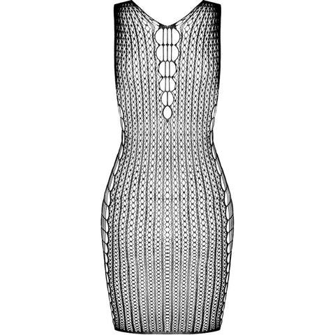 PASSION - BS097 BODYSTOCKING NEGRO TALLA UNICA
