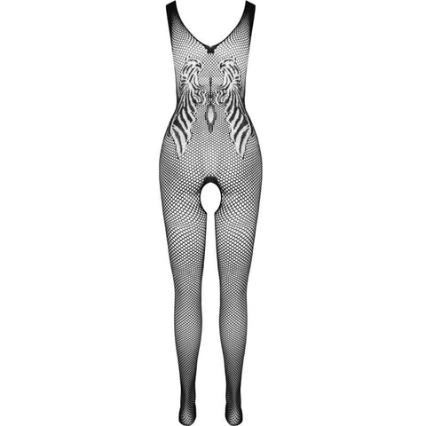 PASSION - BS098 BODYSTOCKING NEGRO TALLA UNICA